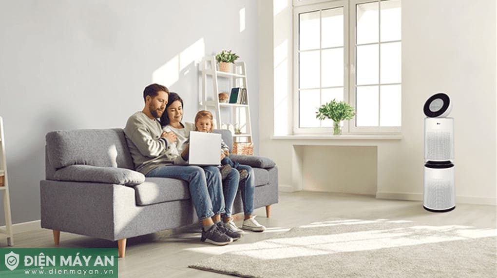 Máy Lọc Không Khí 2 Tầng LG PuriCare AS10GDWH0.ABAE 70W